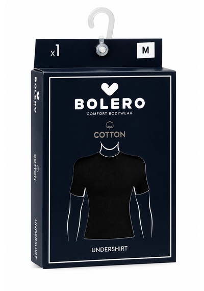 Bolero %100 Pamuk Premium Siyah Penye Atlet