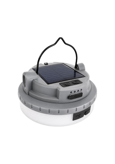Powermaster Hop-8806 Çok Fonksiyonlu Solar Kamp Feneri Lambası Ve Rgb Şerit Led Seti Çok Renkli