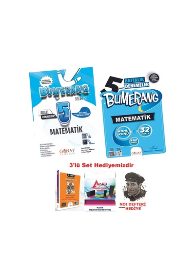 Günay 5 Sınıf 2024-2025 Müfredat Matematik Etkinlikli Konu Seti