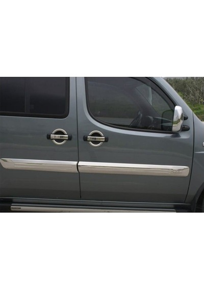 Fiat Doblo 2000-2010 Model Arası Krom Kapı Kolu 4 Kapı 12 Parça Paslanmaz Çelik