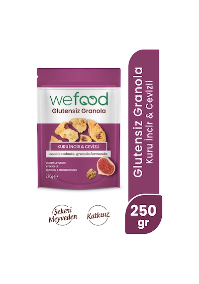 Glutensiz Granola Kuru İncir & Cevizli 250 Gr
