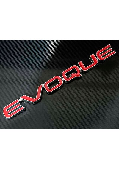 Range Rover Evoque Bagaj Yazısı Kırmızı Oem Kalite Yazı Logo Arma Amblem 0