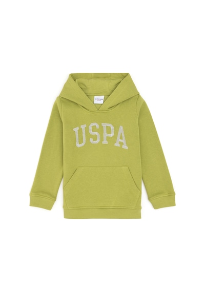 U.S. Polo Assn. Kız Çocuk Fıstık Yeşili Kapüşonlu Basic Sweatshirt 50296388-VR087 U.S. Polo Assn. Kız Çocuk Fıstık Yeşili Kapüşonlu Basic Sweatshirt 50296388-VR087
