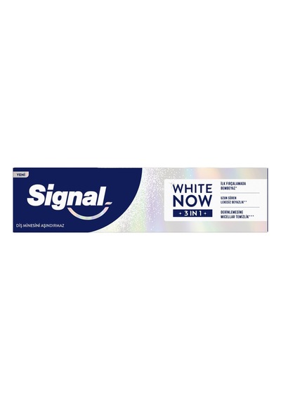 Signal White Now 3in1 Diş Macunu 75 Ml - Beyazlatıcı Ve Koruyucu 3'li Ekonomik Paket - 3 Adet Tarı