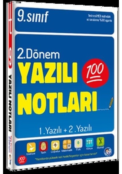 Tonguç Akademi 9. Sınıf Yazılı Notları 2. Dönem 1 Ve 2. Yazılı Sku: Smgstkf6f3755e55