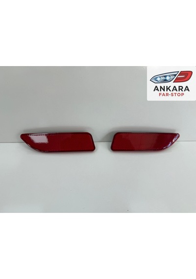Toyota Corolla 2010 - 2012 Arka Tampon Reflektörü Sağ - Sol Takım 2 Adet