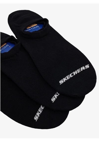 Skechers S2520314-3817 3'lü Paket Essential Bileksiz Çorap Siyah