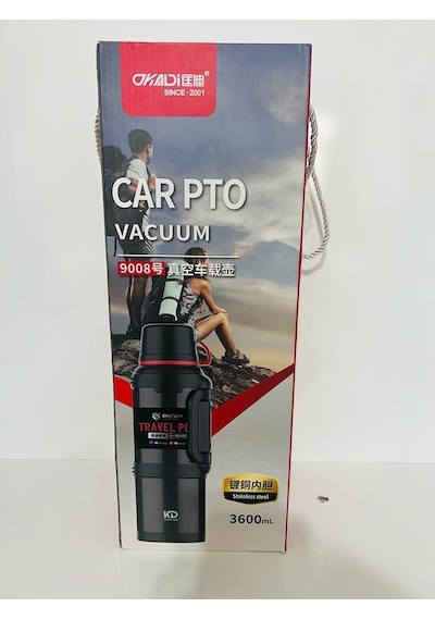 Okady Car Pto Vacuum 3.6 Litre 48 Saat Sıcak Soğuk Dağcı Termos