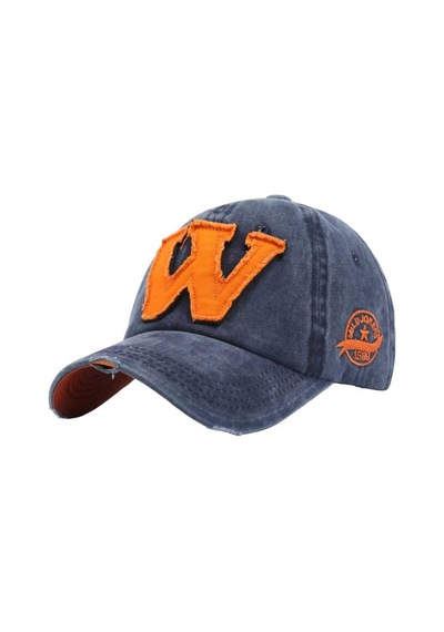 Tezzgelsin Unisex Eskitme W Ayarlanabilir Beyzbol Kep Şapka Baseball Şapka Lacivert