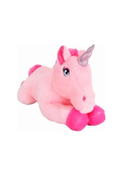 Sevimli Pembe Melek Unicorn Pony Peluş At Oyuncak 50 Cm Pembe
