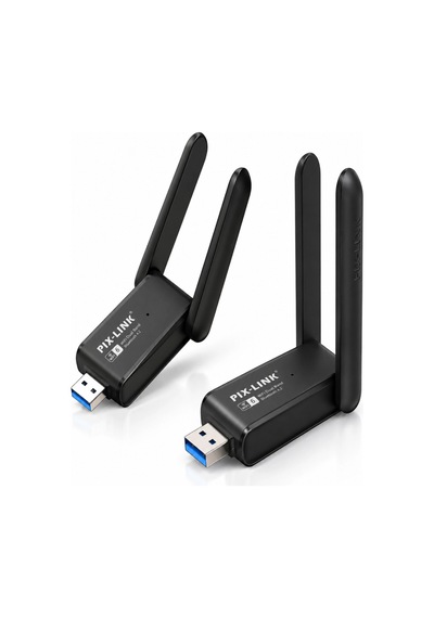 Usb Wifi 6 Wireless Adaptör Dual Band 2.4ghz & 5ghz Yüksek Hız