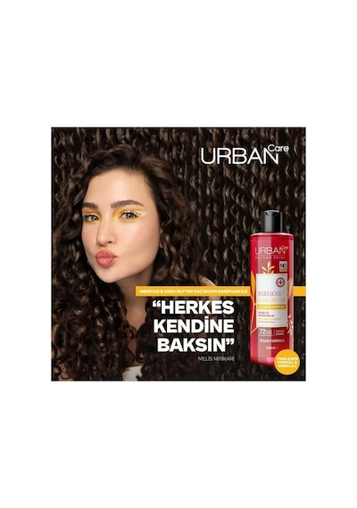 Urban Şampuan 350ml. Twisted Curls Hibiscus Ş Tüm Saç Tipleri