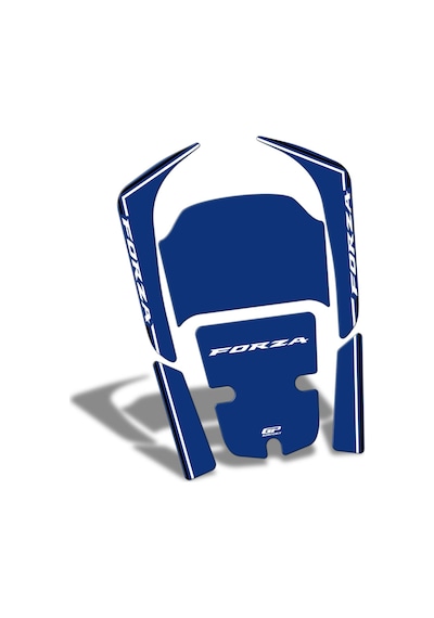 GP Kompozit Honda Forza 250 2018-2023 Uyumlu Tank Pad Mavi