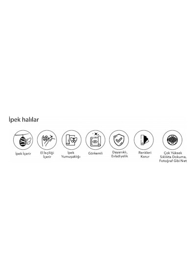Kaşmir Halı İpek Lotus 200x290CM Halı Salon Halısı
