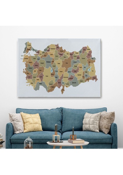 Es10 Dekoratif İstanbul Kız Kulesi Kanvas Tablo (95 x 165) HS-3134-3
