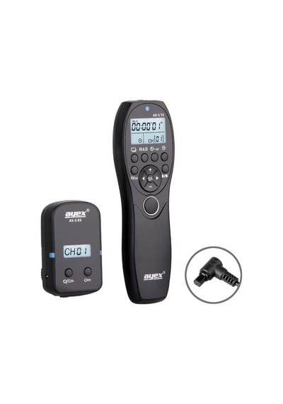 Ayex AX-5 N3 Canon İçin Dijital Zaman Ayarlı Kablosuz Kumanda