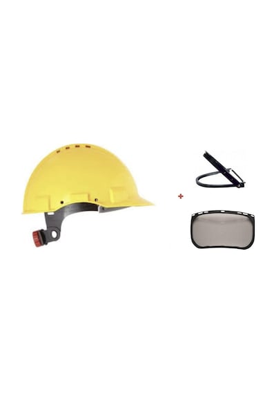 Sarı Barete Monte Yüz Siperlik Koruma Bbu Sc3000r + Essafe 1253-1220