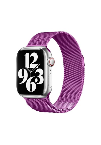 Apple Uyumlu  Watch 44mm Band-01 Metal Kordon-gri