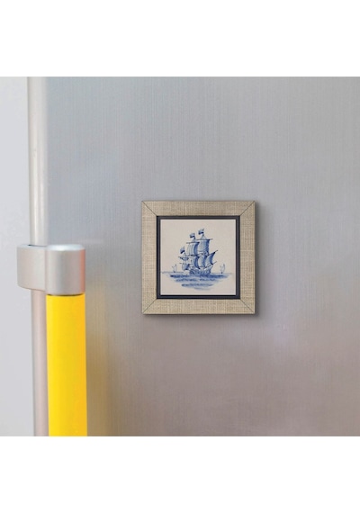 Hollanda Deseni Baskılı Mdf Magnet 7x7 183