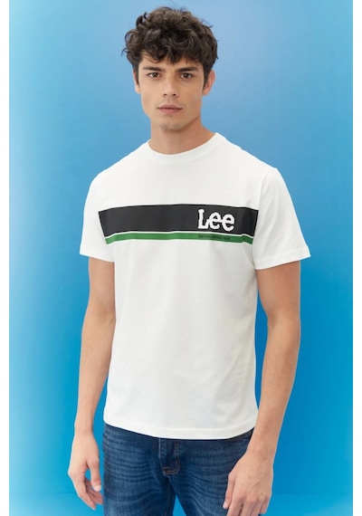 Lee Erkek T Shirt L211918 102 EKRU Ekru