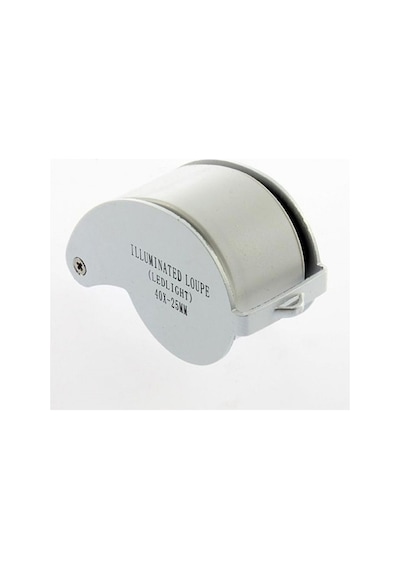 Mini 40x25mm Takı Büyüteç Cep Büyüteç Teftiş Elmas Pullar Madeni Kontrol Lup Mg21011