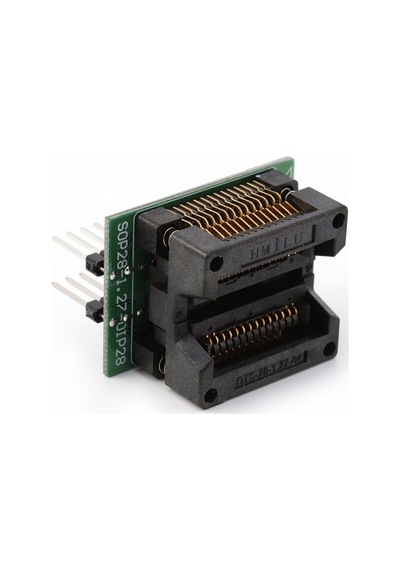 Sop28 SO28 to DIP28 Yaylı Adaptör Soket Eeprom Flash Programlayıcı Entegre Kolay Programlama Aparatı