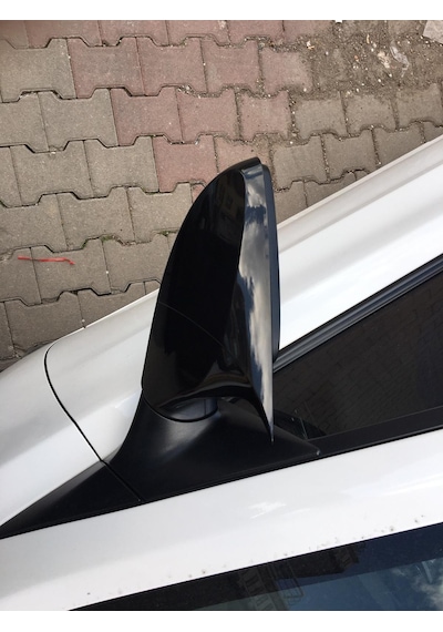 Hyundai Elantra 2011-2016 Batman Yarasa Ayna Kapağı Piano Black A