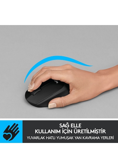 M330 Sılent Kablosuz Siyah 910-004909 Diğer