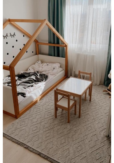 Oturma Odası Halısı Mutfak Koridor Halısı Çocuk Odası Leke Tutmaz Modern Salon Halısı Havana 8571 Gri
