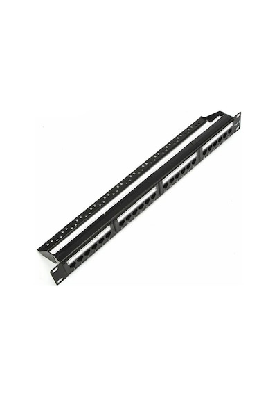 24 Port Cat6 Utp Patch Panel Dolu