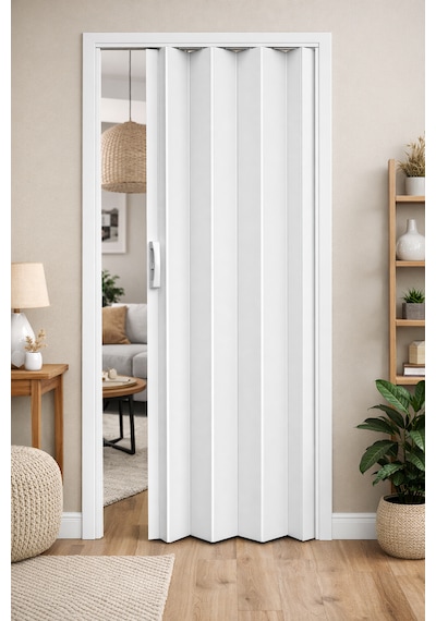 Basic Beyaz Katlanır Akordiyon Kapı G85 X Y203 1
