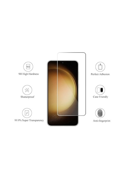 Galaxy S24 Ekran Koruyucu, Galaxy S24 Modellerine Uyumlu Temperli Ekran Koruyucu Cam Hd Kalite Görüntü Darbe Dayanıklı Ekran Koruyucu Cam