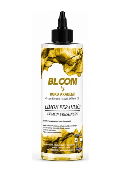Bloom Limon Ferahlığı Makine Koku Kartuşu 220 ML
