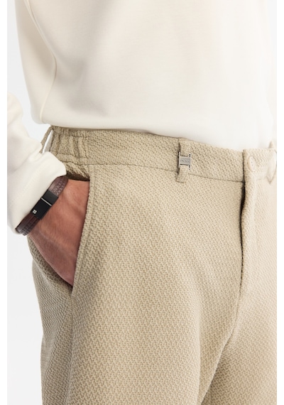Avva Erkek Bej Yandan Cepli Dokulu Bi-stretch Slim Fit Pantolon A42y3211