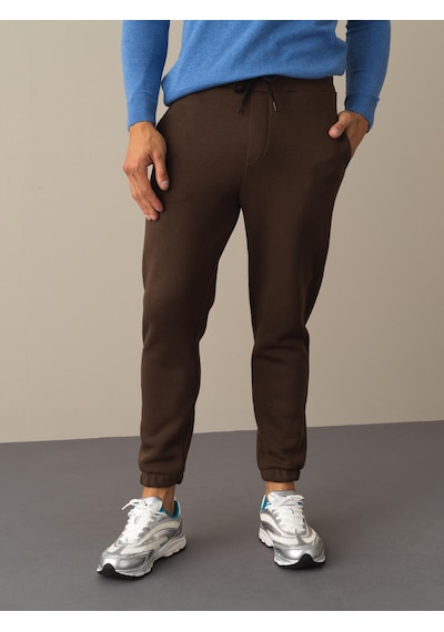 Xint Kahverengi Regular Fit Pamuklu Sweat Pantolon 380135
