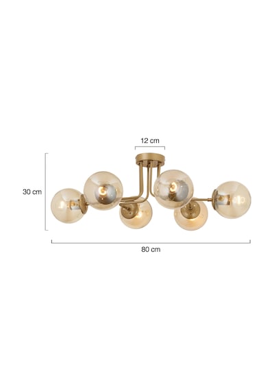 Tanyer 6Lı Eskitme Modern Sarkıt Yatak Odası Salon Avize