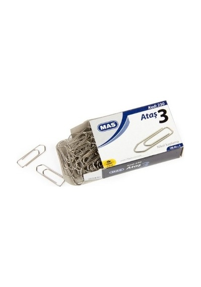 Mas Ataş Nikel Kaplı No:3 100 Lü 230 24 Paket