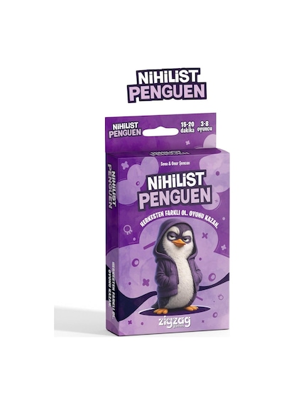 Nihilist Penguen, Eğlenceli Parti Kart Oyunu, 3-8 Oyuncu, 15-20 Dakika