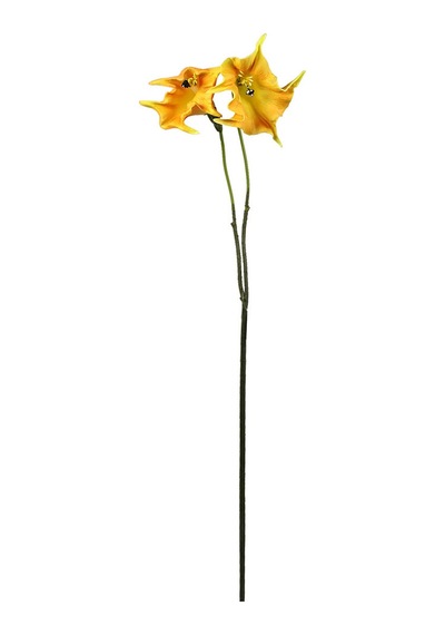 Yapay Çiçek Zambak Dal Turuncu 95 Cm