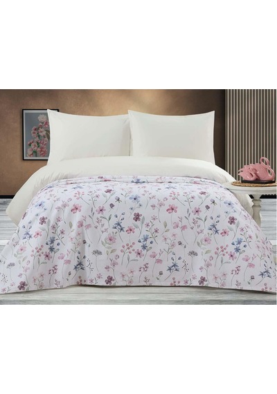 Pikeli Çift Kişilik Nevresim Takımı - 52 Tel Dokuma Sedef Serisi Karışık 59155946