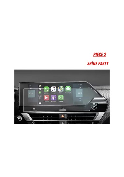 Citroen C4x Shine Paket Uyumlu Hayalet Ekran Ve Multimedya Nano Ekran Koruyucu