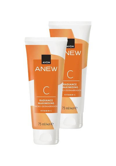Avon Anew Radiance Maximising Mikro Dermabrazyon C Vitamin Arındırıcı Scrub 2 x 75 ML