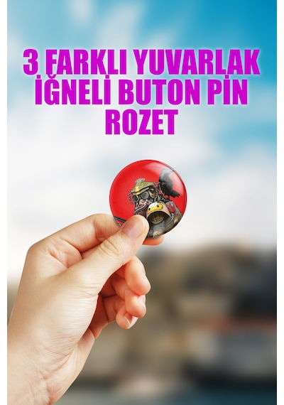 Apex Legends Video Oyun Bilgisayar Oyunu Çanta Süsü Rozet İğneli Buton Rozet Seti 3 Adet Çok Renkli