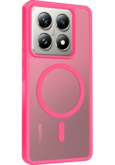 Joko Xiaomi Mi 14t Pro Jota Magsafe Kapak - Rose Pembe