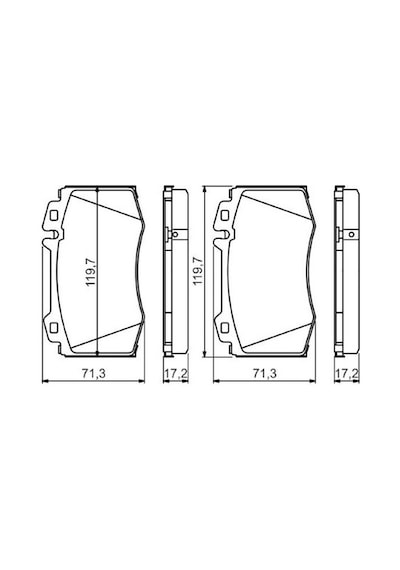 Mercedes E Serisi 211 E280cdı 3.2 2004-2005 Bosch Ön Balata