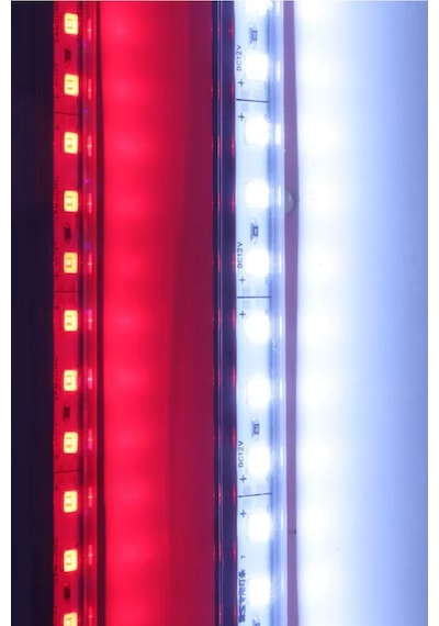 Alüminyum Kasalı Çubuk Barled 12v 72 Ledli 5730 Şeffaf Cam Beyaz Led