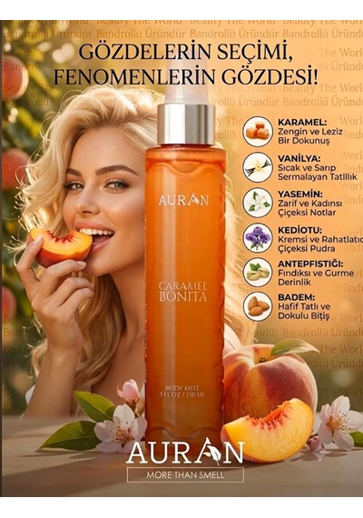 Modakokusu Caramel Bonita 150ml Vücut Spreyi - Gurme Seri"