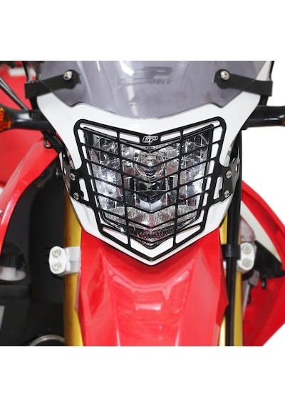 GP Kompozit Honda CRF 250 L/300 L 2013-2020 Uyumlu Far Koruma Siyah