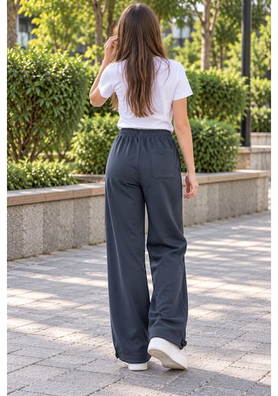 Esra Butik78 Voıd Unisex Oversize Lastikli Bel Büzgülü Paça Premium Eşofman Altı Antrasit Gri Esra Butik78 Voıd Unisex Oversize Lastikli Bel Büzgülü Paça Premium Eşofman Altı Antrasit Gri