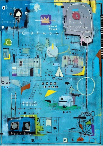 20685 Puzzle 1000 Blue Composition